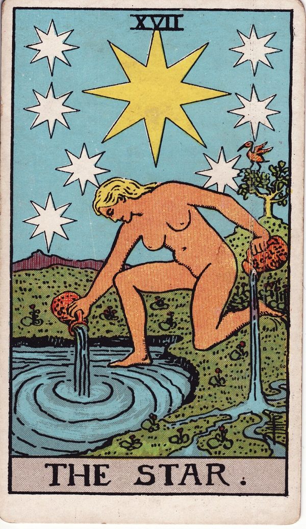 A Estrela, ilustração de Pamela Colman Smith