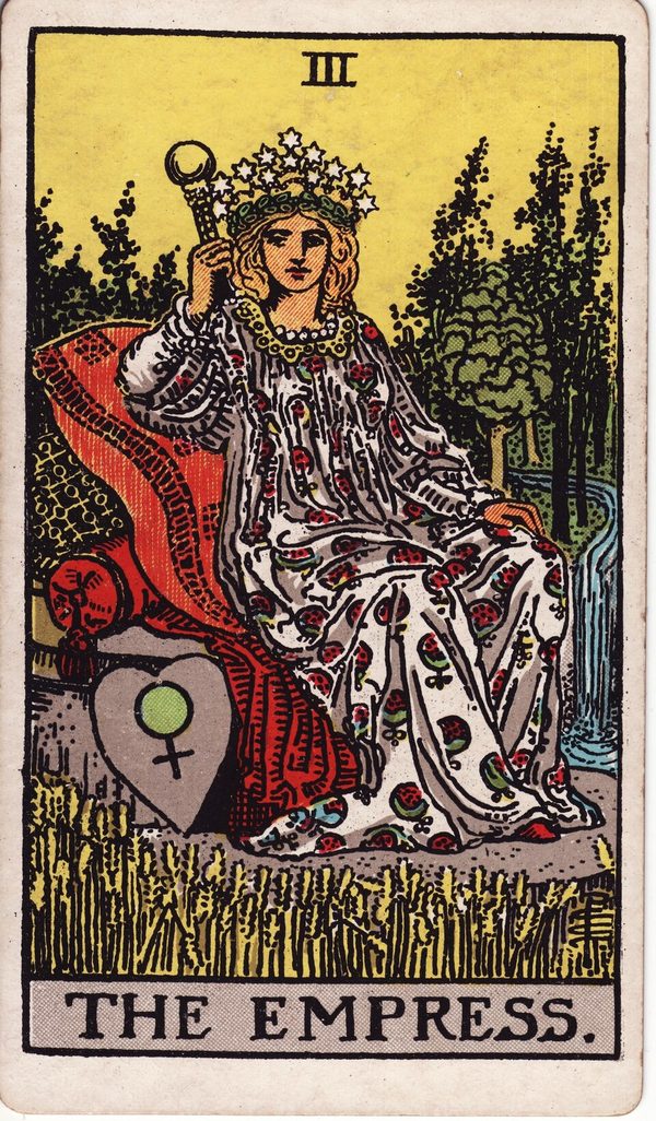 A Imperatriz, ilustração de Pamela Colman Smith